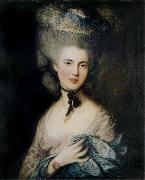 Thomas Gainsborough Lady in Blue Spain oil painting artist